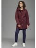 Kangaroos Langjacke in bordeaux - braun