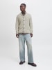 Jack & Jones Strickjacke in White Melange