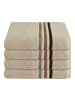 Schiesser Handtuchset Skyline Color 4-teilig in Sand