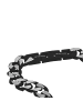 Tom Tailor Armband Edelstahl, IP schwarz in bicolor