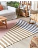 Beliani Geflochtener Teppich ENGIZ in Bunt/Rosa/Weiß - (W) 140 x (H) 140 x (L) 200 cm