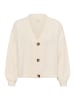 Cream Strickjacke CRHoliday Straight fit in Eggnog