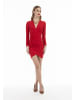 faina Damen Minikleid Aus Jersey in Rot