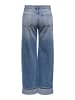 ONLY Jeans mit weitem Bein in Medium Blue Denim