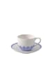 Villeroy & Boch Kaffeetasse mit Untertasse Fleur Couleur in 160 ml in Bleu