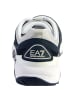 Emporio Armani Sneaker aus Nubukleder und PU-Mesh Blau