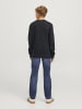 JACK & JONES Junior Strickpullover in Black Beauty