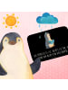 Mr. & Mrs. Panda Badematte Pinguin Buch mit Spruch in Schwarz