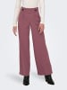JDY Hose mit weitem Beinschnitt in Rose Brown