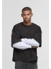 DEF Long Sleef in jetblack/brightwhite