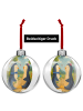Mr. & Mrs. Panda Weihnachtsbaumkugel Pinguin Pärchen Design ohne... in Weiß