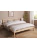 Beliani Doppelbett VANNES in Braun - (W) 187 x (H) 80 x (L) 209 cm