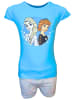 Disney Frozen Schlafanzug kurz Disney Frozen Elsa & Anna in Hellblau
