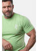 Men Plus Kurzarm T-Shirt in helles grün