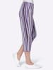 WITT WEIDEN Caprihose in beere-gestreift