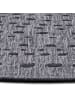 NORTHRUGS In- & Outdoor Wendeteppich Bali Schwarz Silber rund