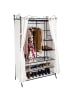 tectake Metall-Garderobenschrank  112 x 207 x 57 cm, schwarz