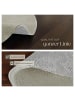 tectake Kurzflorteppich Soft Zone, rutschfeste Unterseite, Sand