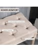 HOMCOM Bettbank-117L x 40B x 48H cm-Beige