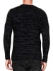 Rusty Neal Rundhals Strick Pullover in Schwarz