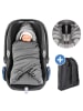 Zamboo Einschlagdecke Deluxe für Babyschale (Maxi-Cosi, in grau