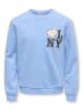 KIDS ONLY Sweatshirt Rundhals Schriftzug Kogmonja in bel air blue only