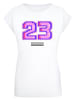 F4NT4STIC T-Shirt Pixel 23 pink in weiß