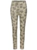 LASCANA Leggings in khaki bedruckt
