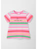 s.Oliver T-Shirt kurzarm in Mehrfarbig-pink