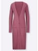 Heine Long-Strickjacke in mauve