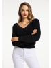 faina Damen Pullover in Schwarz