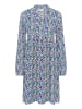 Kaffe Kleid KAliana Loose fit in Blue/Pink/Green Floral