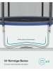SONGMICS Gartentrampolin Saul in Blau - (H)256 x Ø305 cm