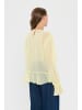 SAINT TROPEZ Langarm-Bluse LabelleSZ Gerade Passform in Elfin Yellow