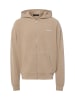 PEGADOR Strick-Kapuzenjacke Mezzano in beige - 0001