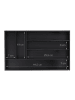 relaxdays Besteckkasten in Schwarz - (B)46 x (H)5 x (T)28 cm