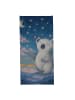 Mr. & Mrs. Panda Badehandtuch Waage Astrologie Design ohne Spruch in Weiß