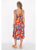 IZIA Women Dress in red multicolor