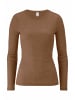 Hessnatur Hessnatur Longsleeve WARM TOUCH aus Bio-Schurwolle und TENCEL™ Lyocell in camel