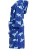 Playshoes Fleece-Bademantel Hai in Blau