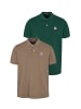 VINSON 2-pack Poloshirt VMMike in Walnut-Botanical