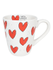 Blond Amsterdam Becher Rote Herzen in Bunt - 350 ml