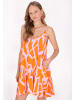 myMo Women Dress in orange pink