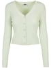 Urban Classics Urban Classics Damen Ladies Short Rib Knit Cardigan in lightmint
