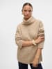 Vero Moda Strickpullover in Silver Mink