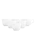 Seltmann Weiden 6er Set Kaffeetassen Nori Home 240 ml weiß in weiß