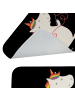 Mr. & Mrs. Panda Badematte Einhorn Näherin ohne Spruch in Schwarz