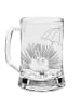Mr. & Mrs. Panda Gravur Bierkrug Seeigel ohne Spruch in Transparent