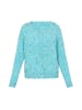 IZIA Women Cardigan in Turquoise Blue