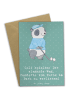 Mr. & Mrs. Panda Grußkarte Golf Eleganz mit Spruch in Meeresbrise